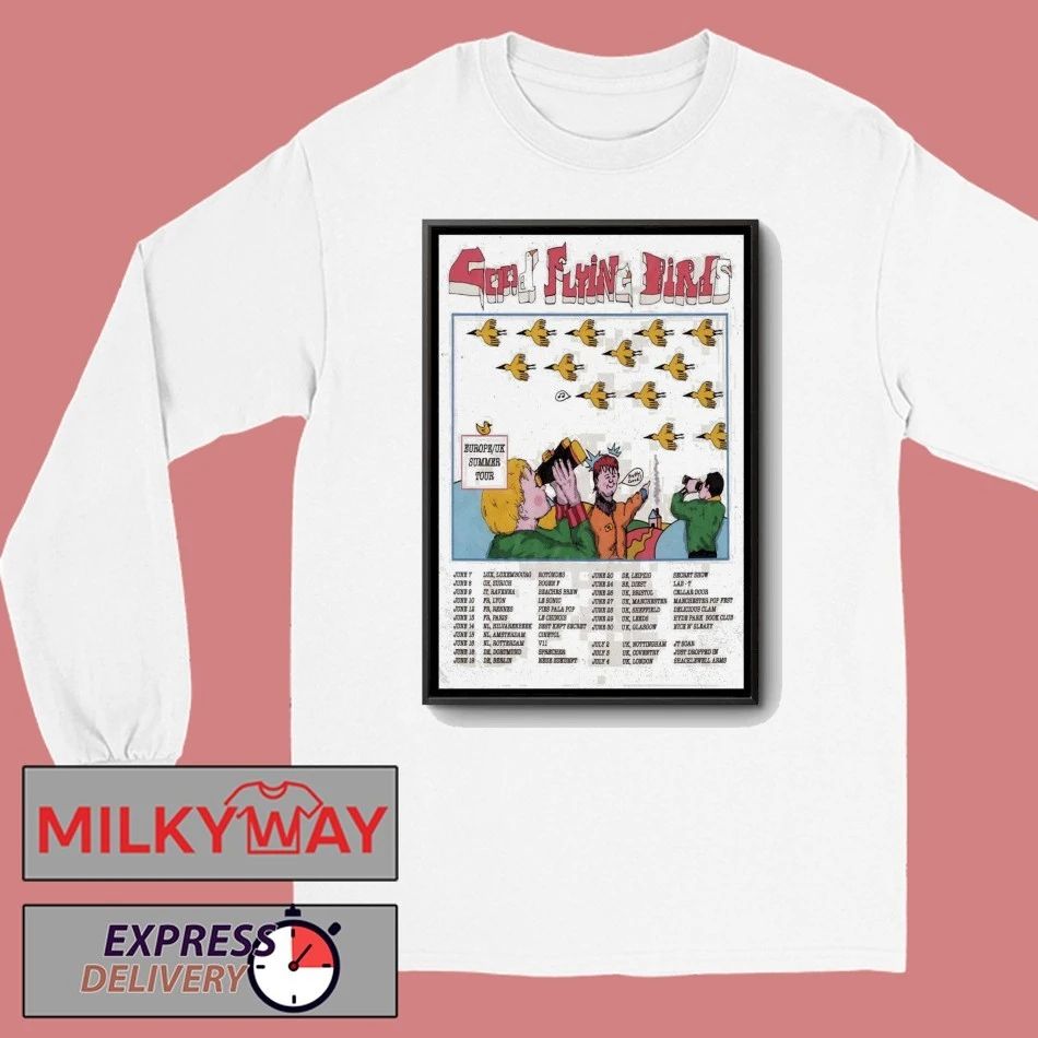 Good Flying Birds 2026 Europe UK Summer Shows Poster shirt