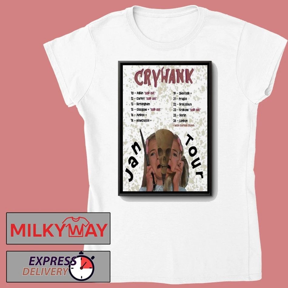 Crywank Jan 2026 Tour Poster shirt