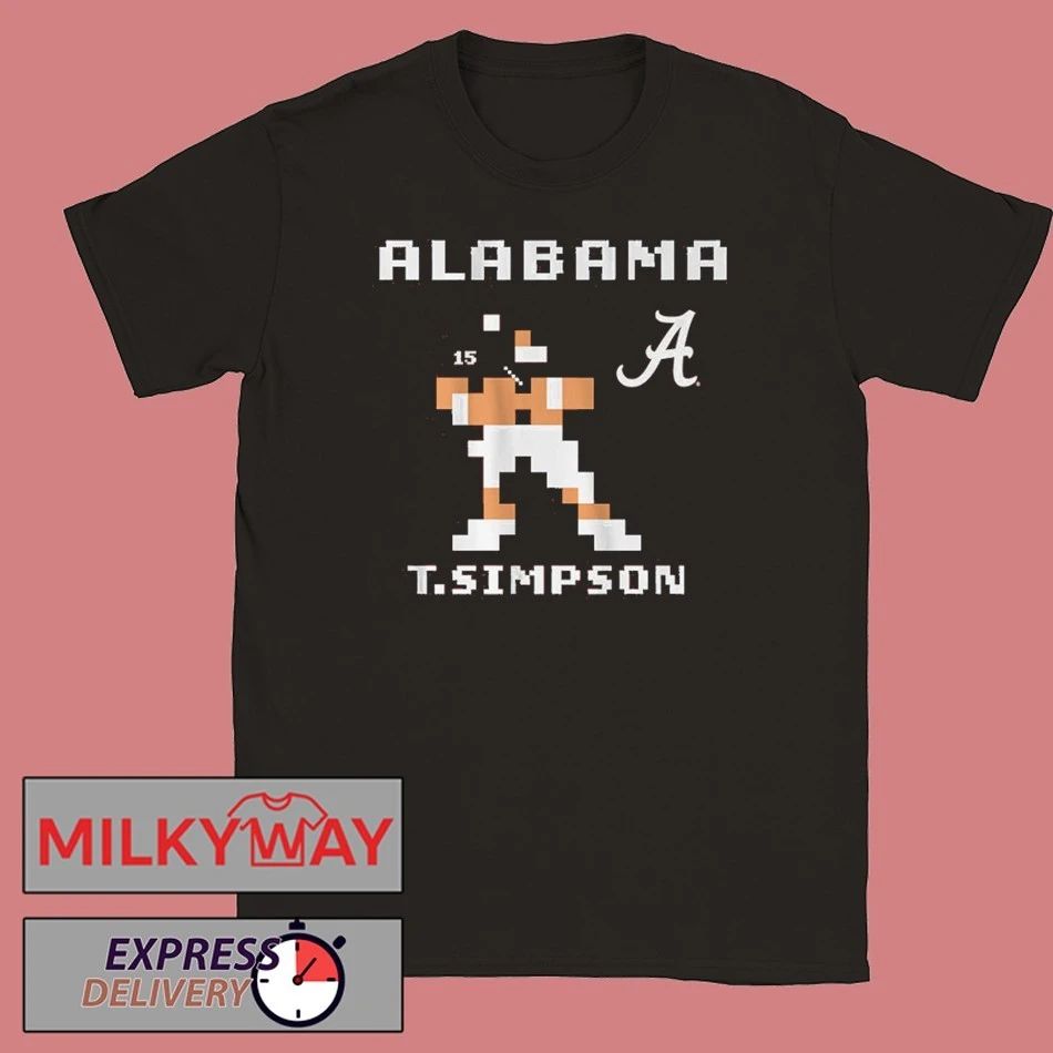 Alabama Football Ty Simpson Retro Baller Shirt