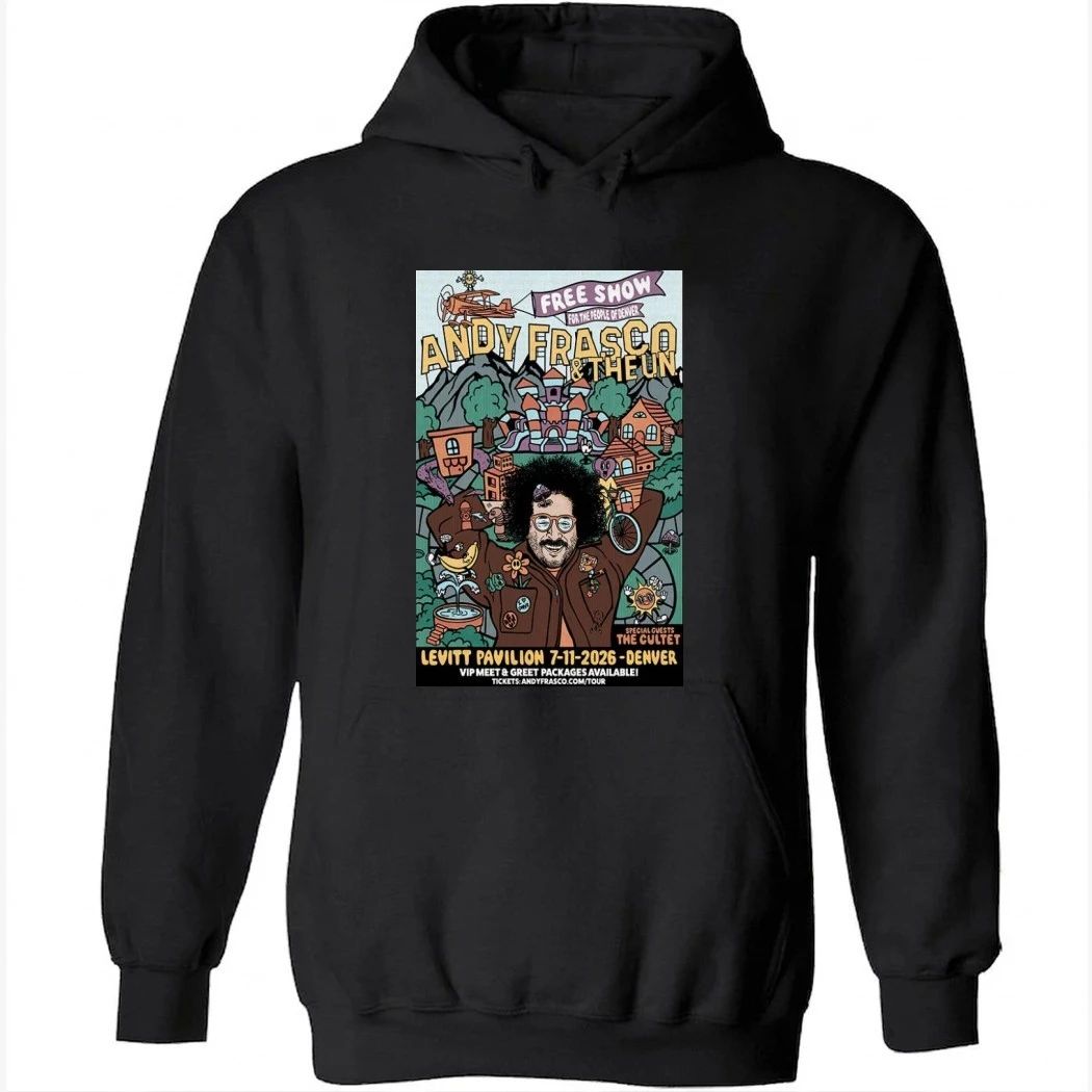 Andy Frasco July 11 2026 Levitt Pavilion Denver Denver CO Tour Shirt