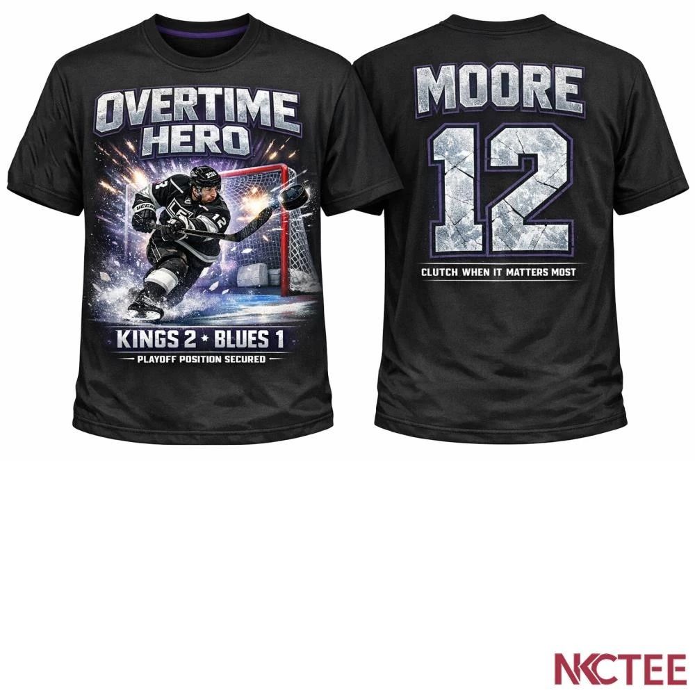 NKCtees Trevor Moore Overtime Hero Kings Playoff Position 2-1 Win Over Blues Shirt