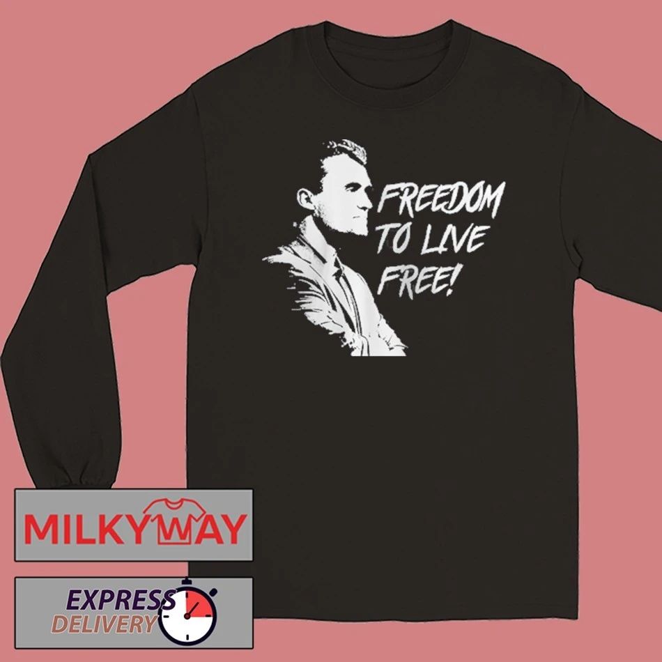 Valuetainmen Charlie Kirk Freedom to Live Free Shirt