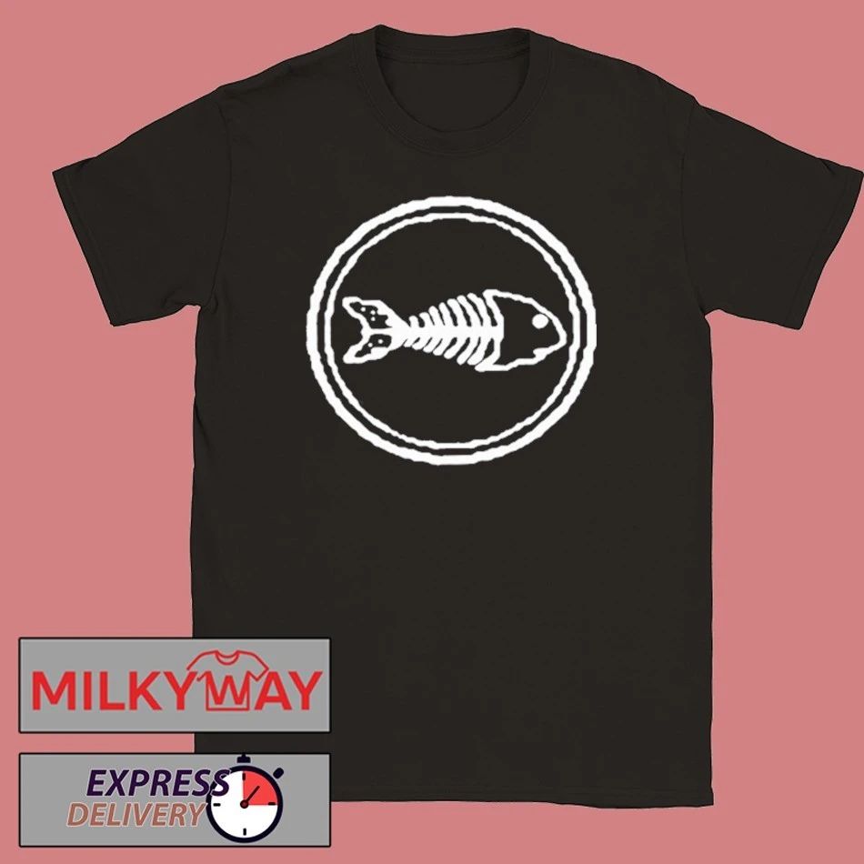 2026 Fishbone Logo Black Shirt