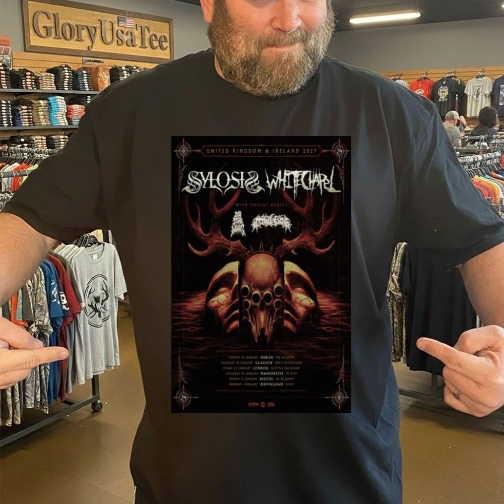 Sylosis Live Europe & UK 2027 Poster Shirrt