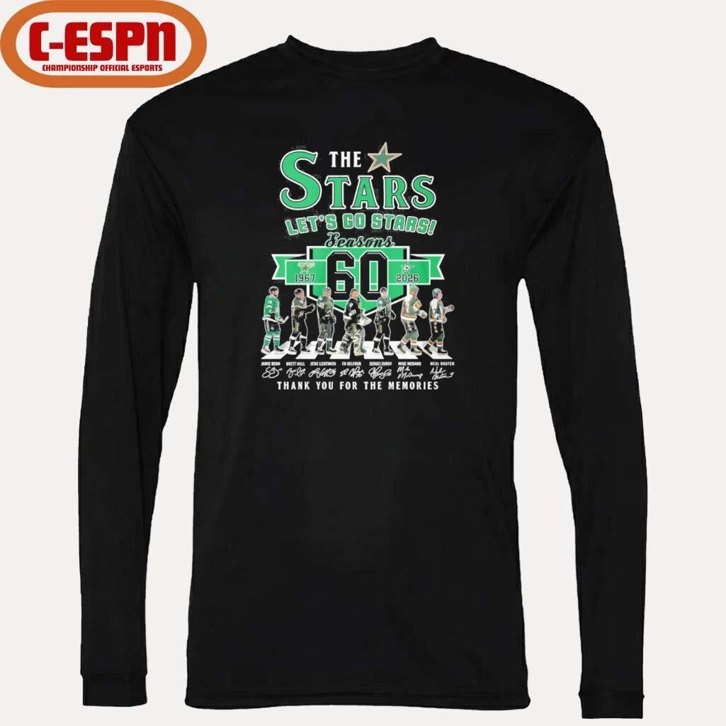 Dallas Stars Abbey Road 60 Seasons Let’s Go Stars Shirt