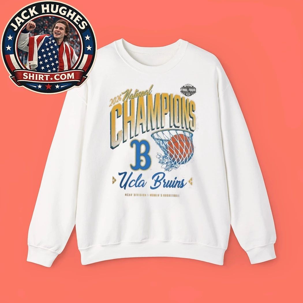 Original UCLA Bruins 2026 NCAA Women’s Basketball National Champions Pressure Pulse Logo T-Shirt