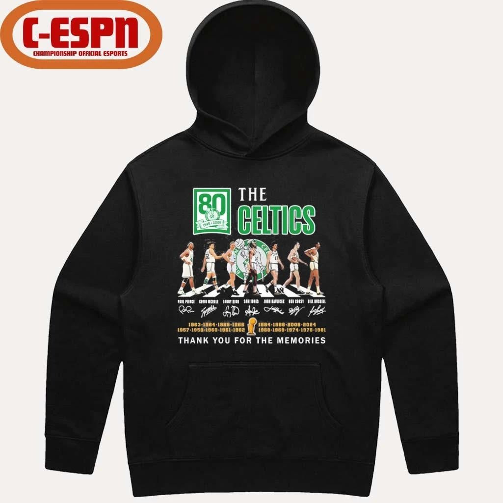 The Boston Celtics Greatness Abbey Road Legends Shirt