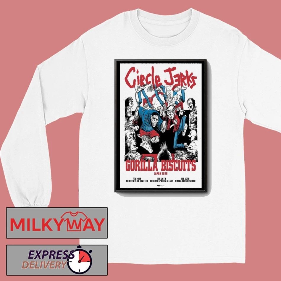 Circle Jerks Japan 2026 Poster shirt