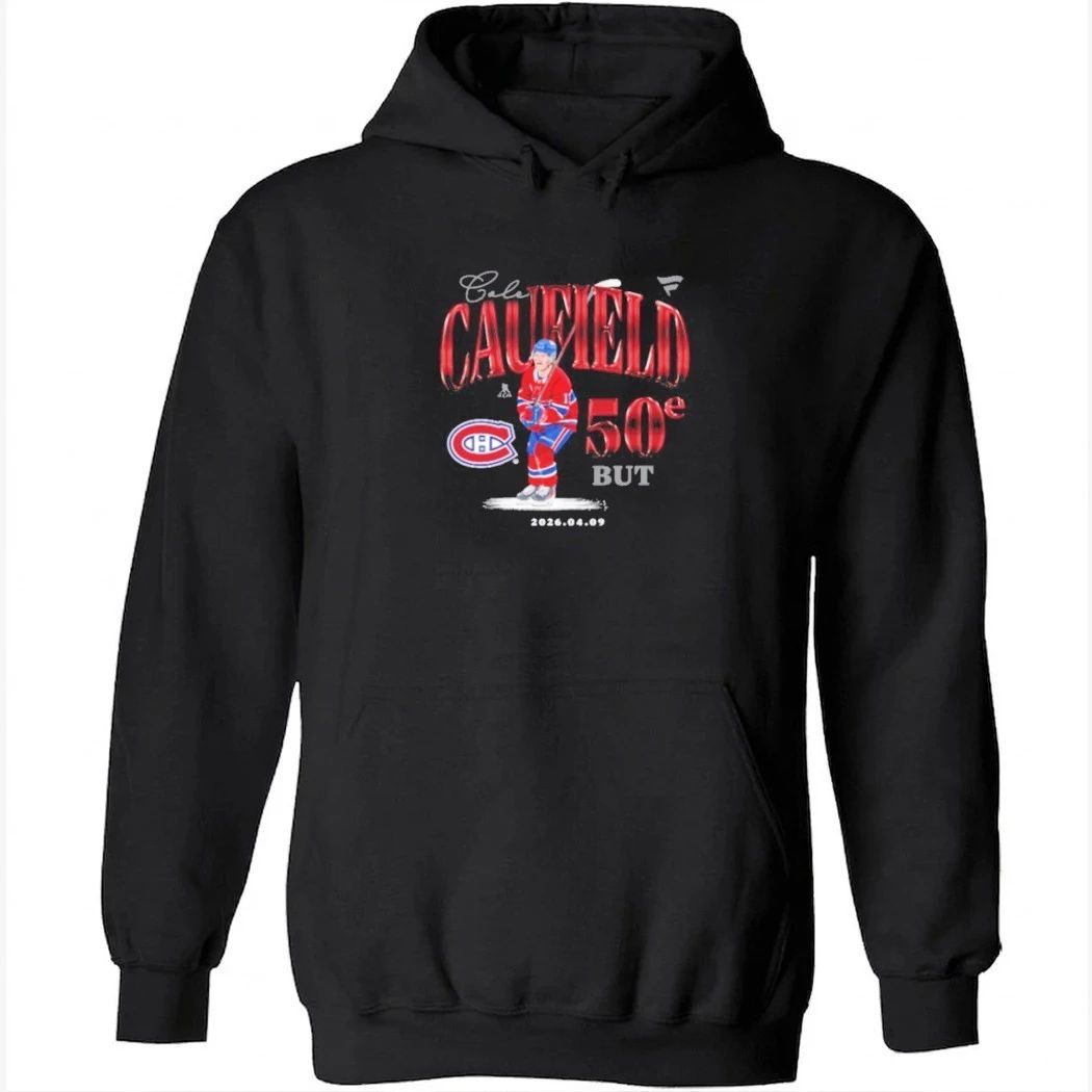 Cole Caufield 50th Goal Commemorative T-Shirt