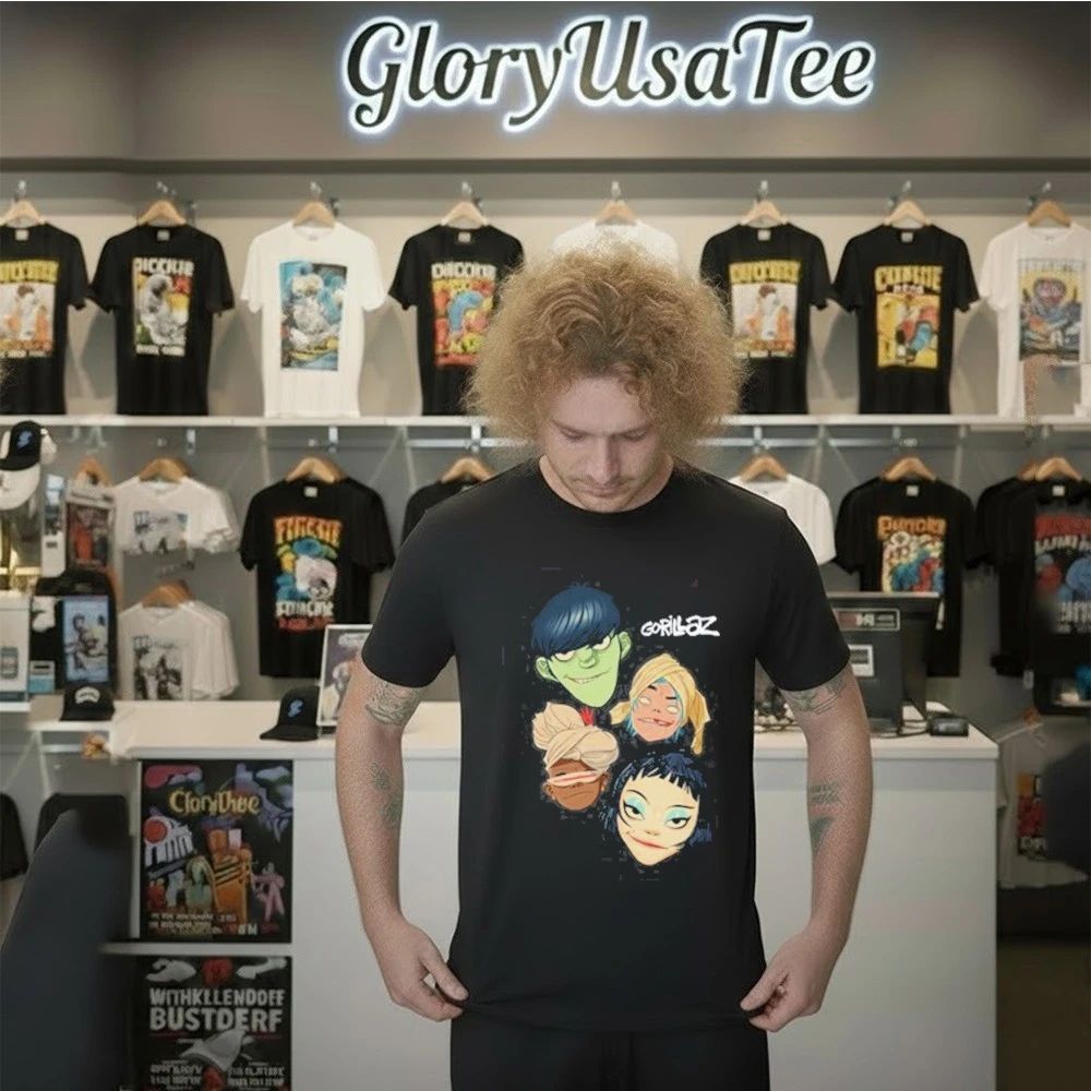 Gorillaz The Mountain Heads T-Shirt