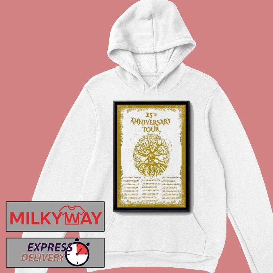 Railroad Earth 25th Anniversary Tour 2026 Poster shirt