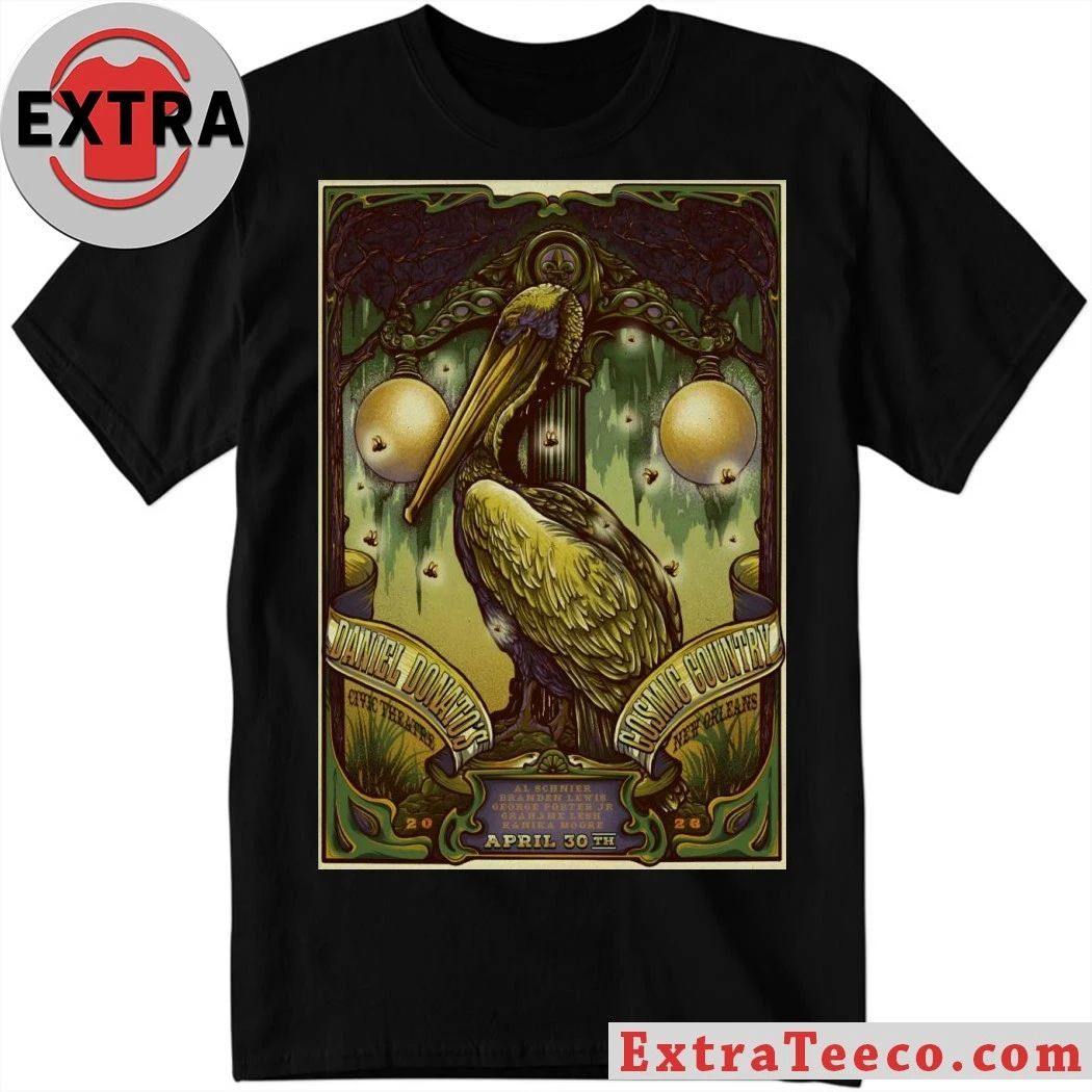 Daniel Donato’s Cosmic Country 4 30 2026 New Orleans LA Poster Shirt