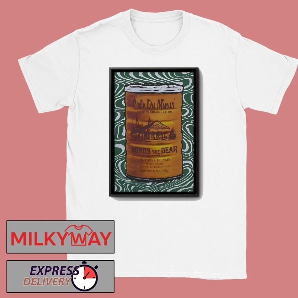 Minus The Bear Fall Tour 2025 New Orleans, LA Poster shirt