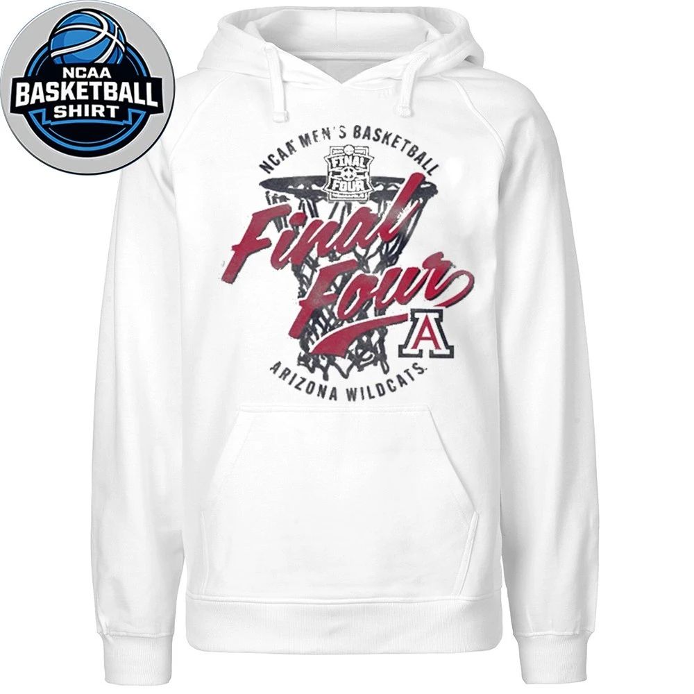 Arizona Wildcats Men’s Basketball 2026 Final Four 2 Hit Logo Graphic T-Shirt