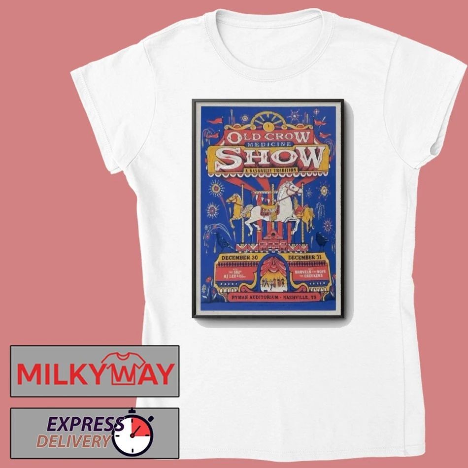 Old Crow Medicine Dec 30-31 2025 Poster Nashville, TN shirt