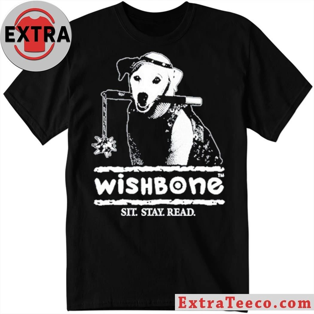 Farewell Transmission Wishbone Sit Stay Read Shirt