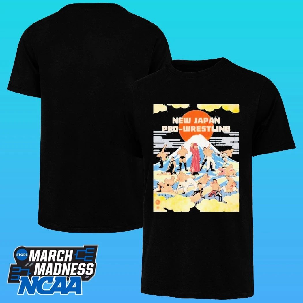 New Japan Painting Sun And Mt Fuji Shirt