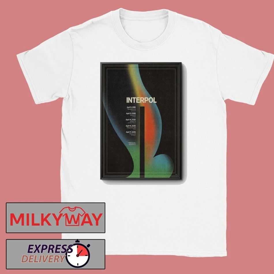 Interpol Apr 9-17 2026 Phoenix AZ Poster shirt
