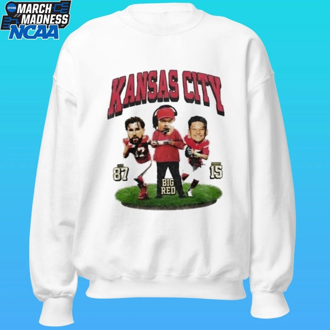 Big Head Mahomes Kelce Reid Kansas City Shirt