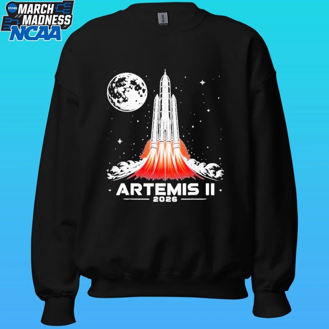 Artemis Ii Rocket Launch Space Exploration Back To The Moon Shirt