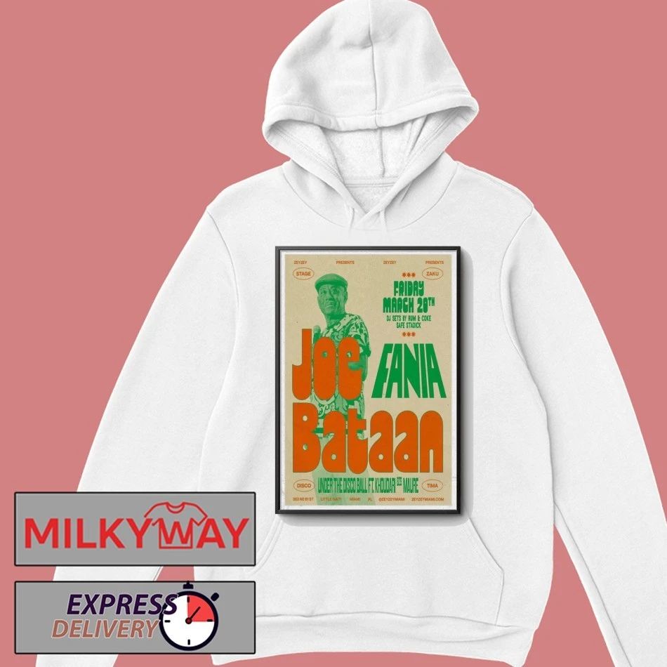 Joe Bataan At Poster Mar 20 2026 shirt