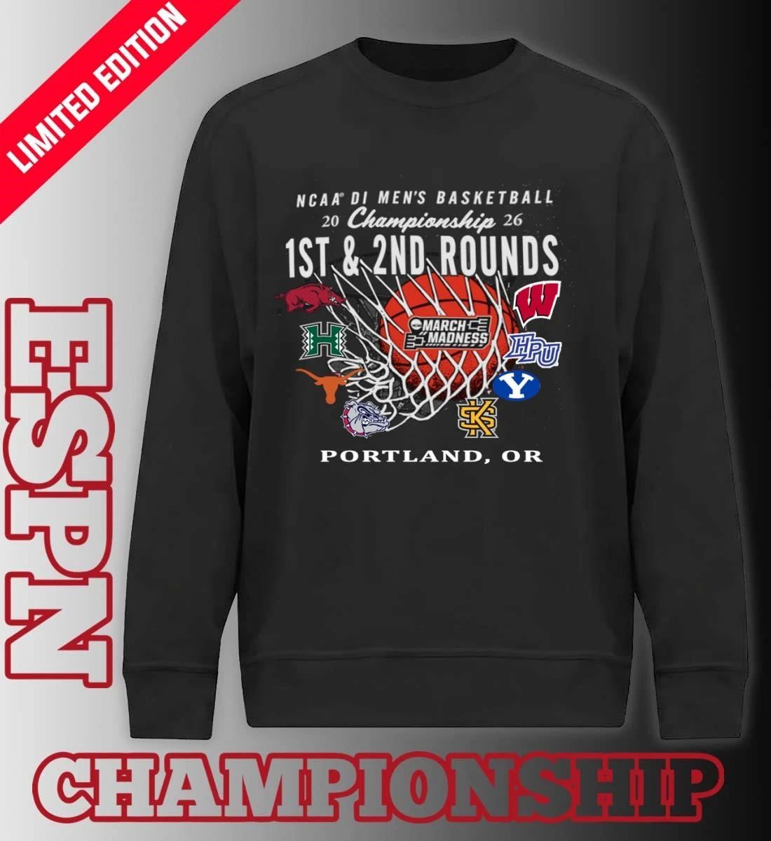 2026 NCAA DI Men’s Basketball 1st, 2nd Rounds – Portland Shirt