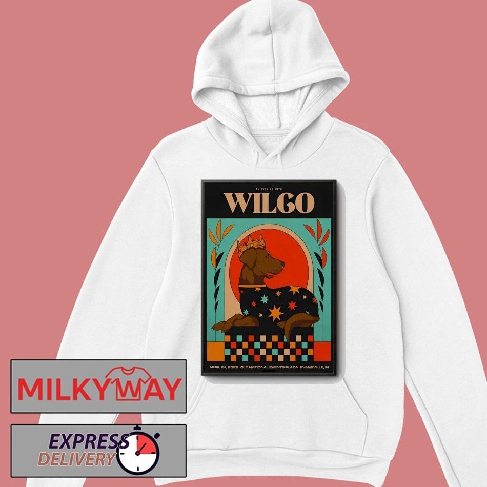 Wilco In Evansville IN On Apr 24 2026 Tour Poster shirt
