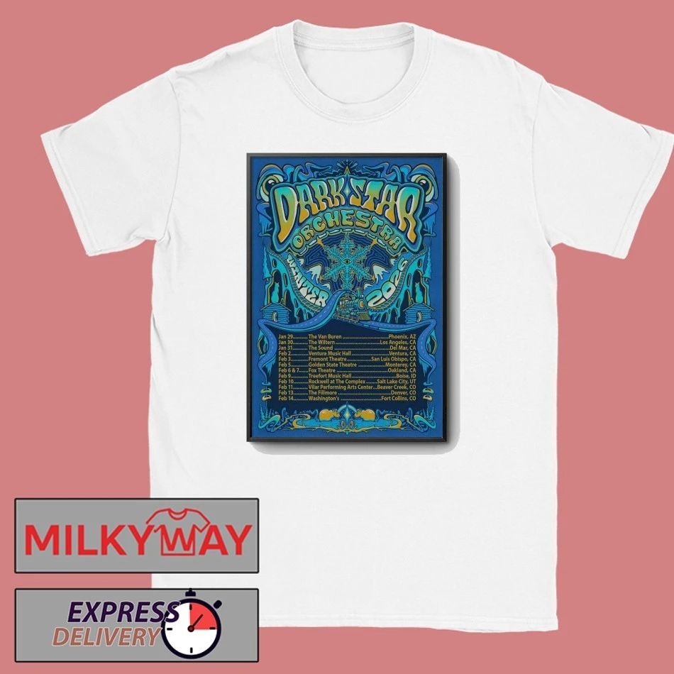 Dark Star Orchestra Winter 2026 Shows Poster shirt