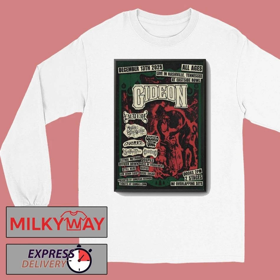 Gideon Nashville Event On Dec 13 2025 Poster shirt