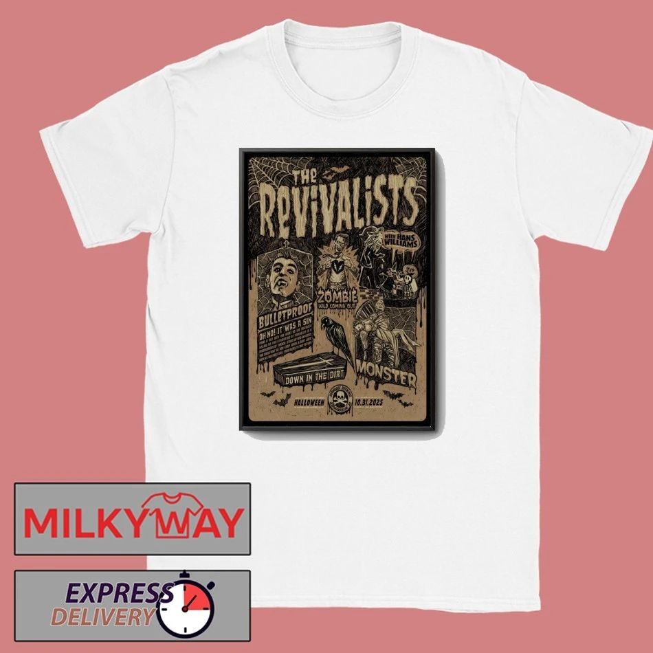 The Revivalists 10 31 2025 Birmingham AL Poster shirt