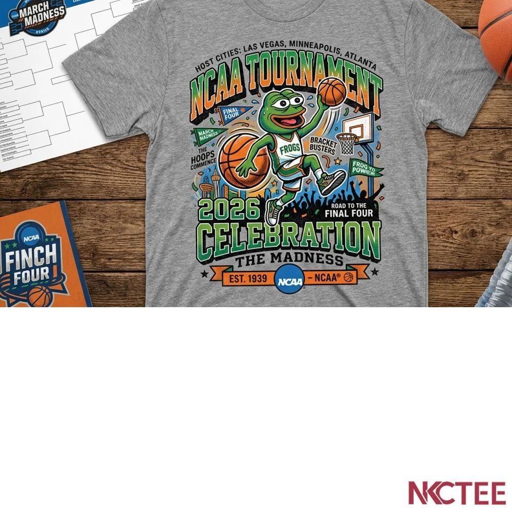 NKCtees 2026 NCAA Tournament basketball frog Pepe shirt