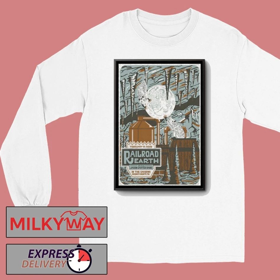 Railroad Earth At The Caverns On Feb 21 2026 Poster shirt