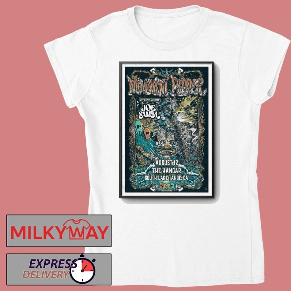 The Movement And Pepper The Hangar In South Lake Tahoe CA Aug 12 2026 Poster shirt