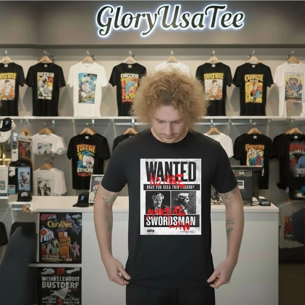 Tony Dalton As Jack Duquesne AKA Swordsman WANTED Poster For Daredevil Born Again Season 2 Shirt
