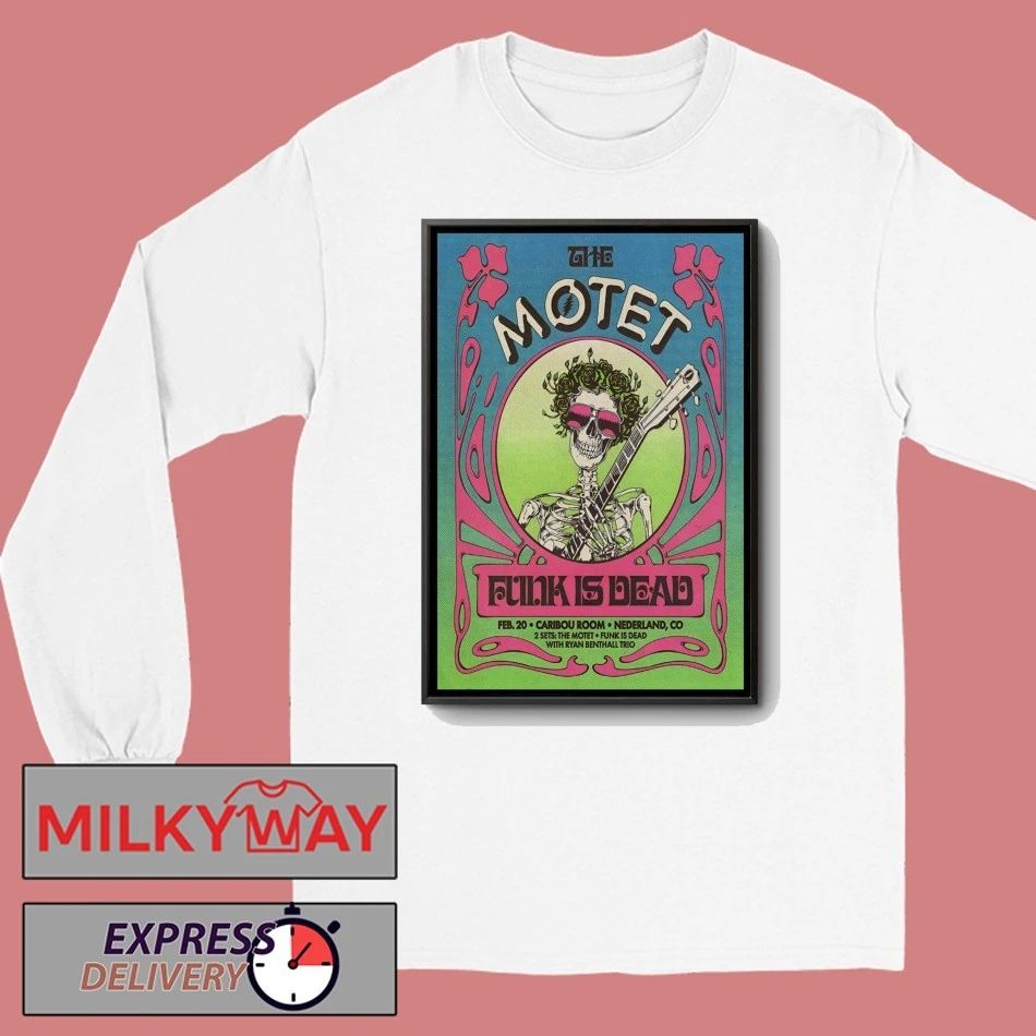 The Motet 2.20.2026 Nederland CO Poster shirt