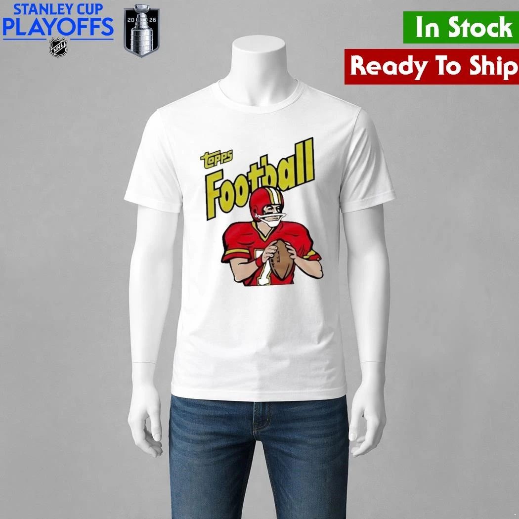 Topps Football Quarterback Caricature Shirt