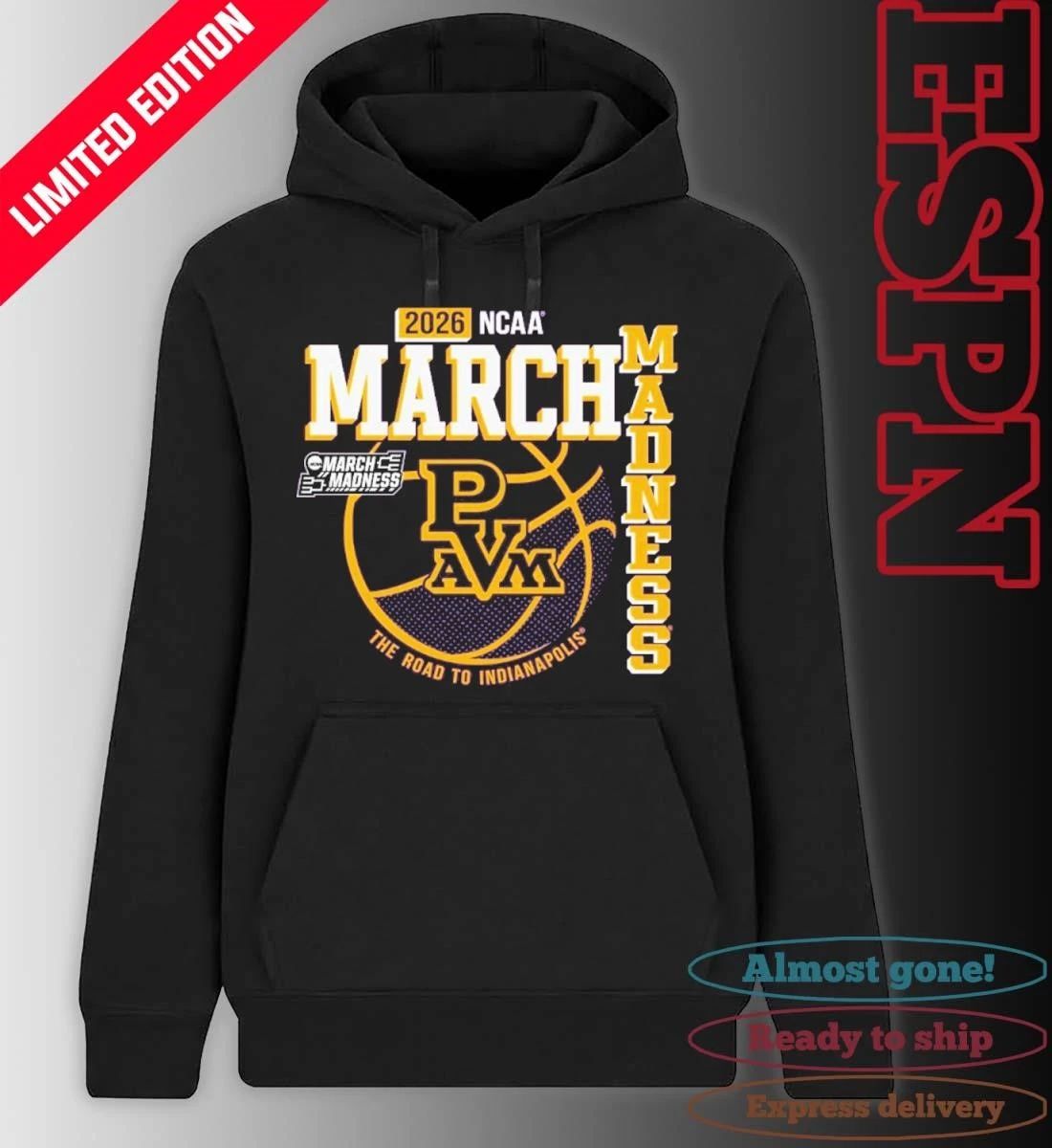 Prairie View A&M University Men’s Basketball 2026 March Madness Bound Shirt
