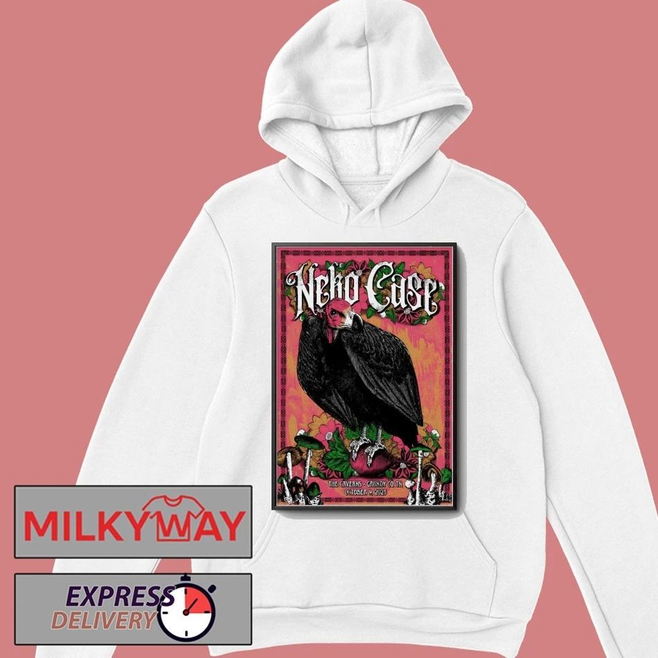 Neko Case Oct 9 2025 The Caverns in Pelham TN Poster shirt