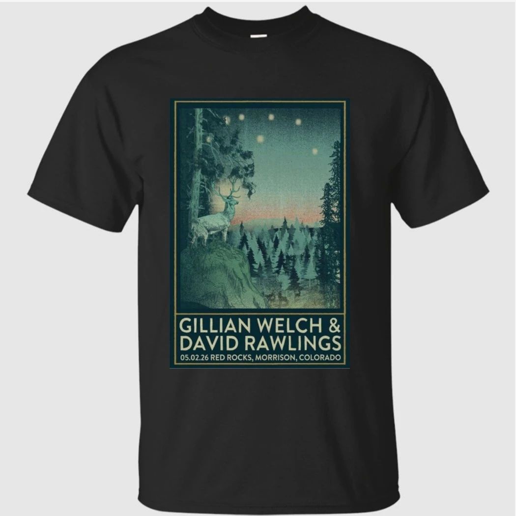 Gillian Welch and David Rawlings 05.02.2026 Red Rocks Poster Shirt