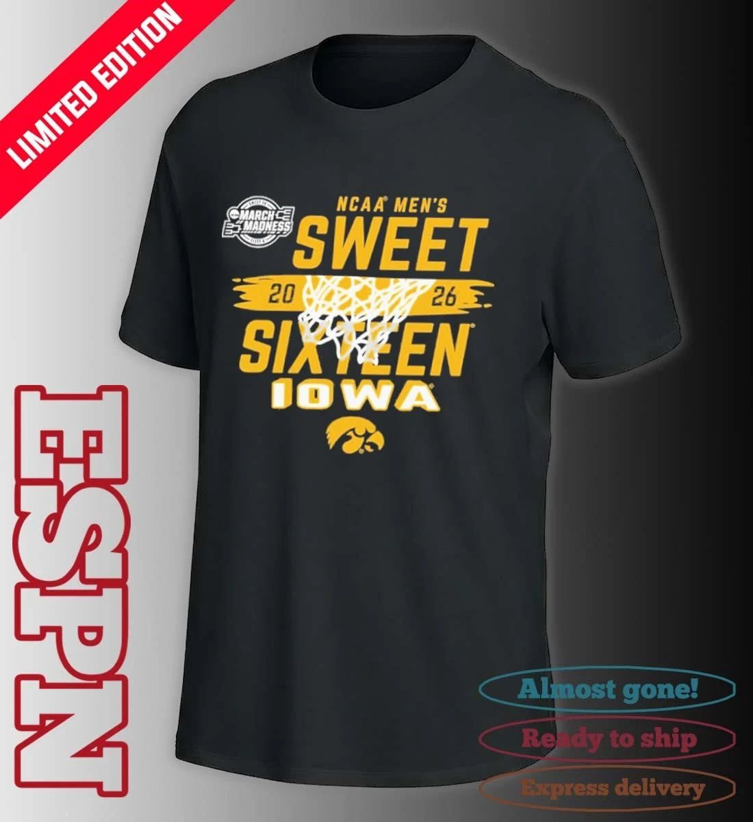 University of Iowa Men’s Basketball Sweet Sixteen Bound Shirt