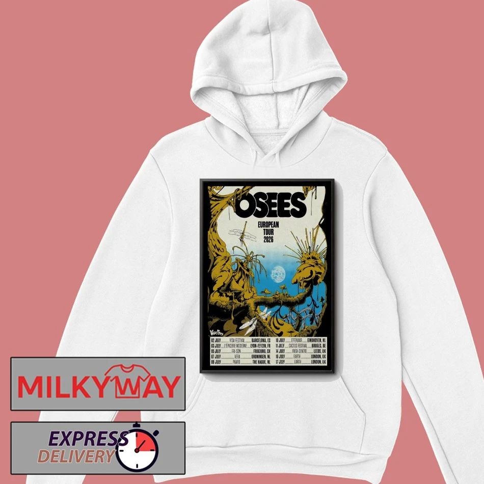 Osees European 2026 Tour Poster shirt