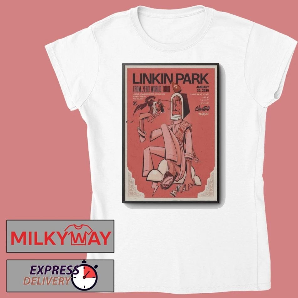 Linkin Park Jan 20 2026 Poster Yas Island shirt
