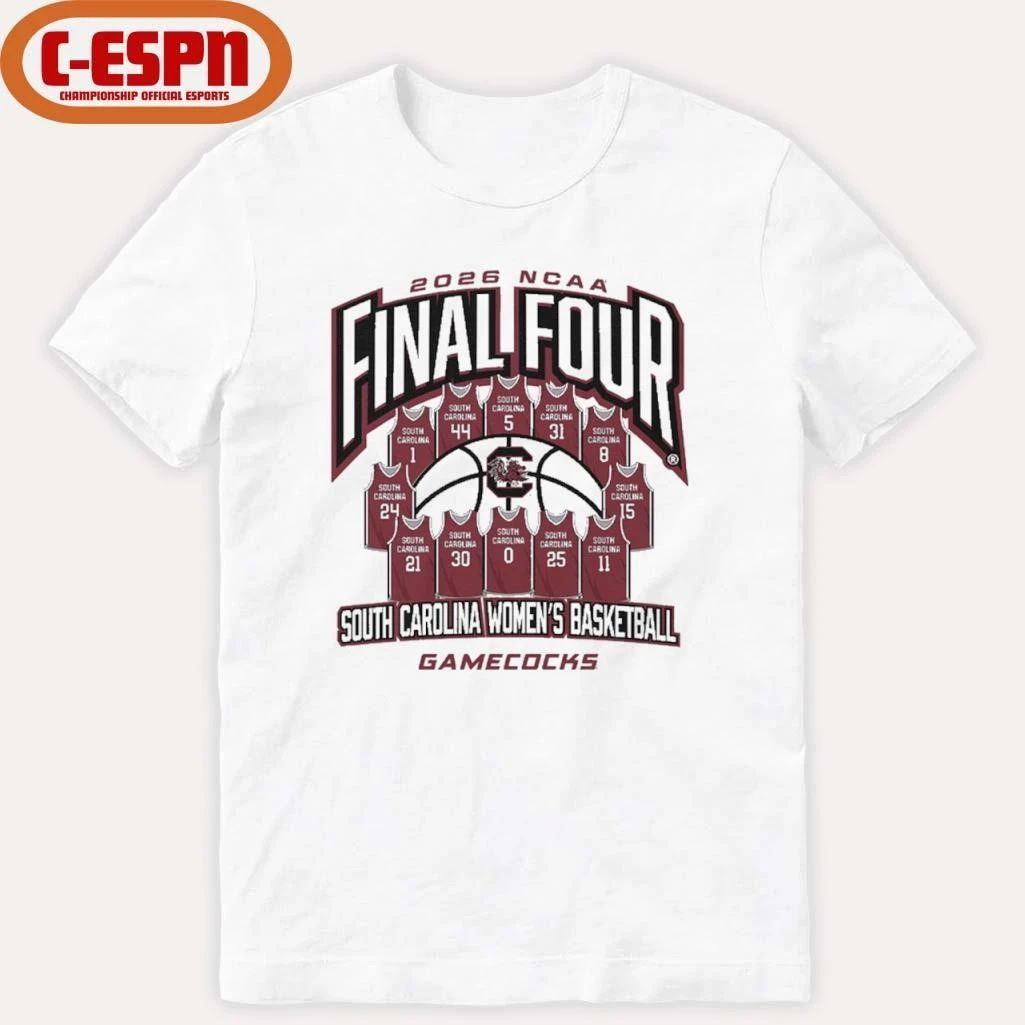 South Carolina Gamecocks 2026 Women’s Final Four Jersey Madness Shirt