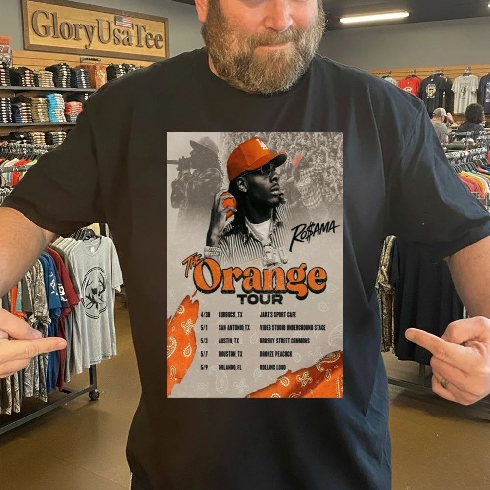 RoSama The Orange Tour 2026 Poster Shirt