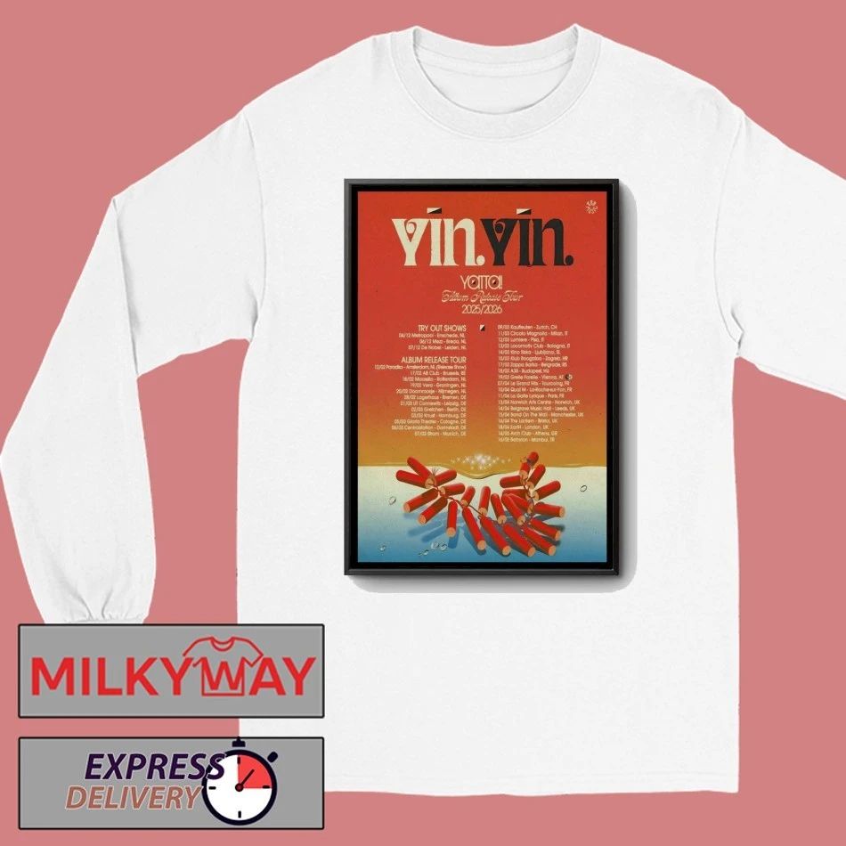 YĪN YĪN The Album Release Tour 26 Poster SHIRT