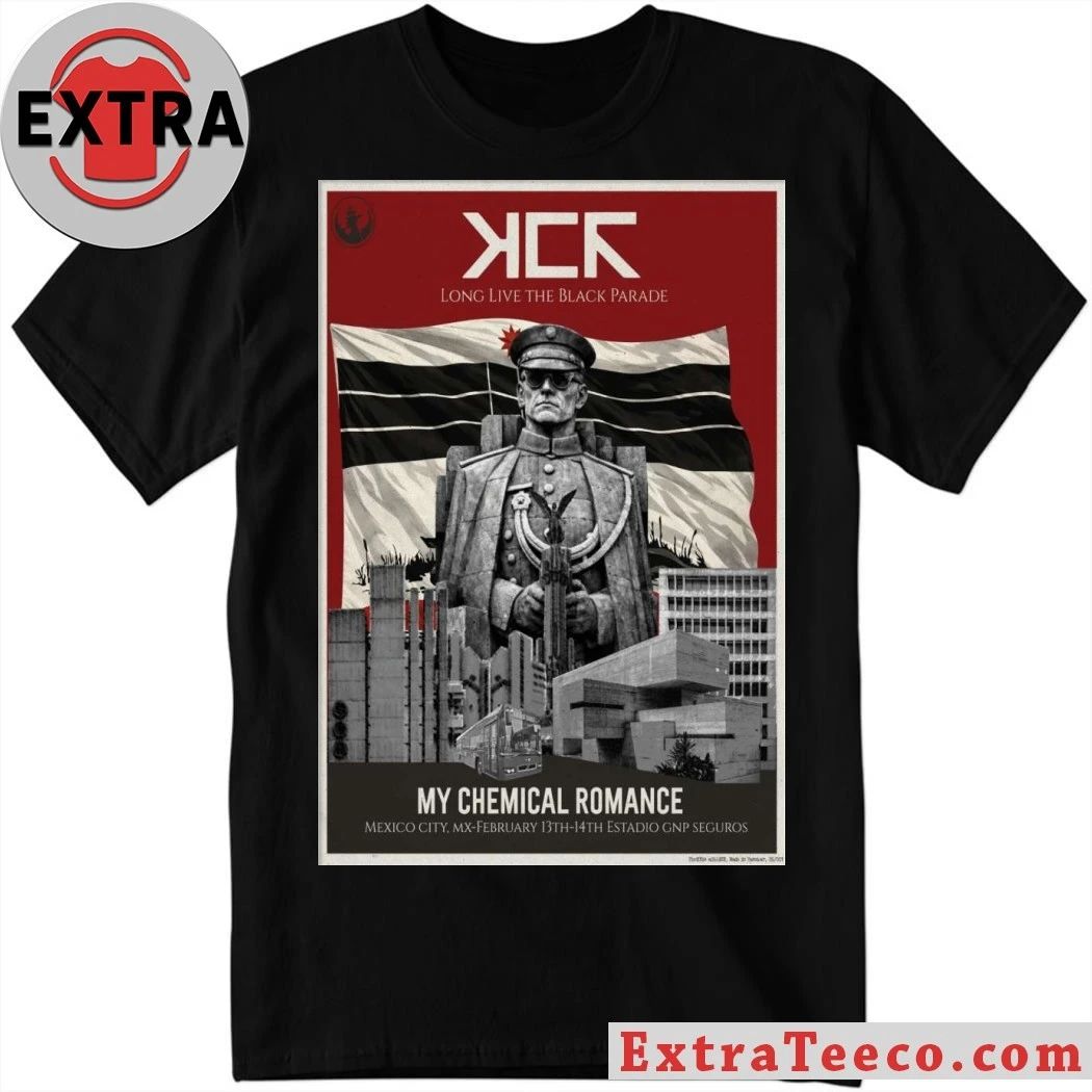 My Chemical Romance February 14 2026 Estadio GNP Seguros Mexico City, Mexico Poster T-Shirt