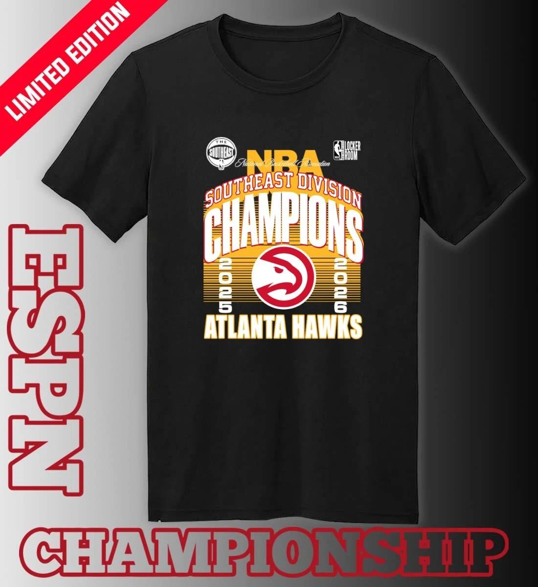 Atlanta Hawks Basketball NBA Southeast Division Champions 2026 T-Shirt