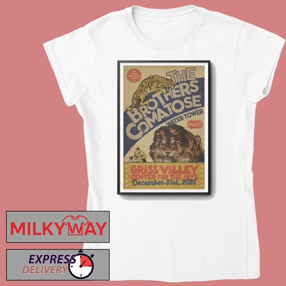 The Brothers Comatose Dec 31 2025 Poster shirt