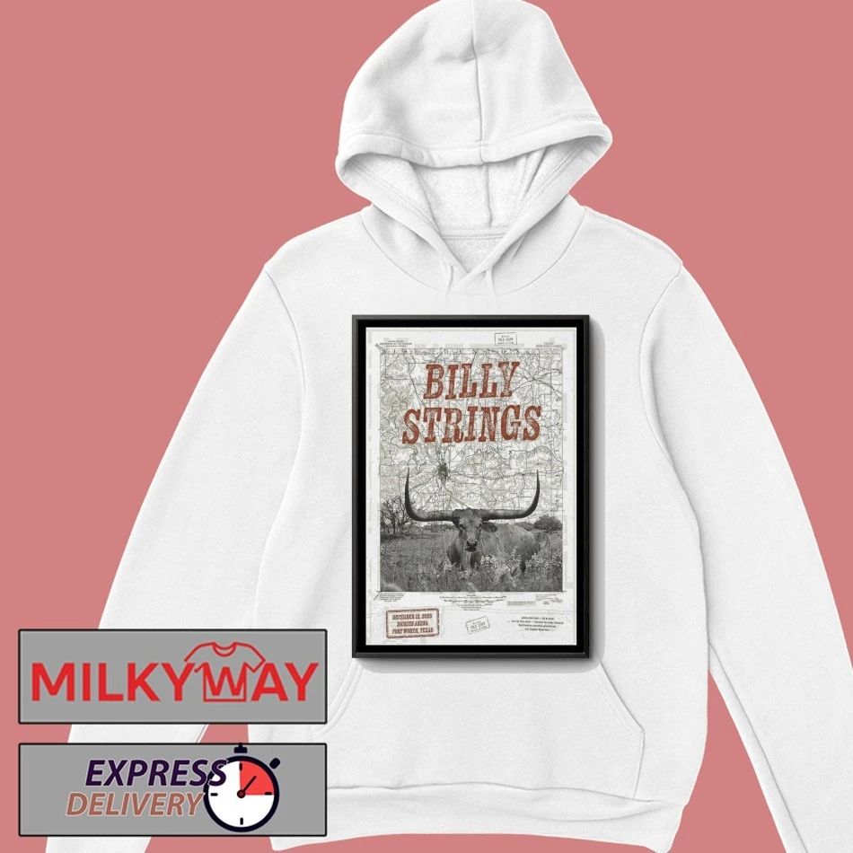 Dec 12 2025 Billy Strings Poster Fort Worth, TX shirt