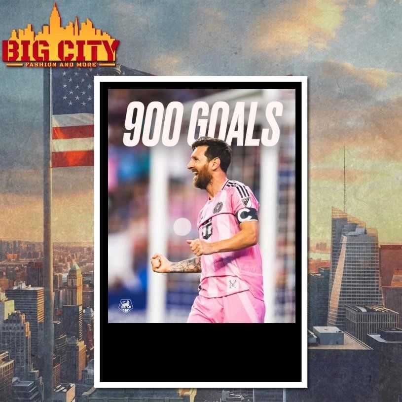 Messi 900 Goals Poster Shirt